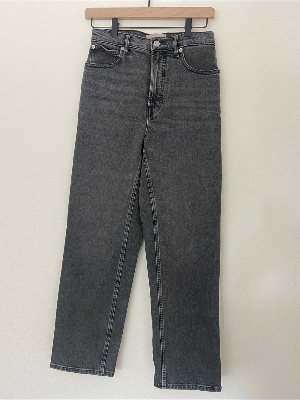 Everlane High-Waist Straight Leg Jeans